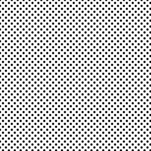 Printed Wafer Paper - Black and White Dots - Click Image to Close